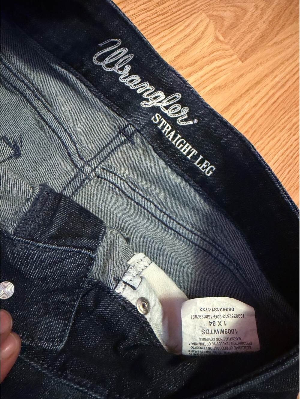 Custom Wideleg Jeans Western Wranglers Handmade size 1 x 33 - Picture 5 of 10